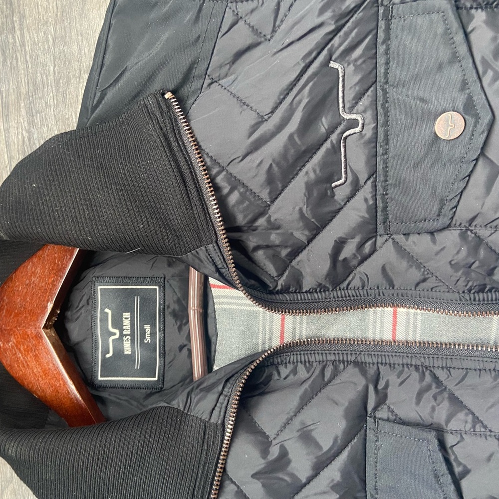 Black Zip-up Business Jacket